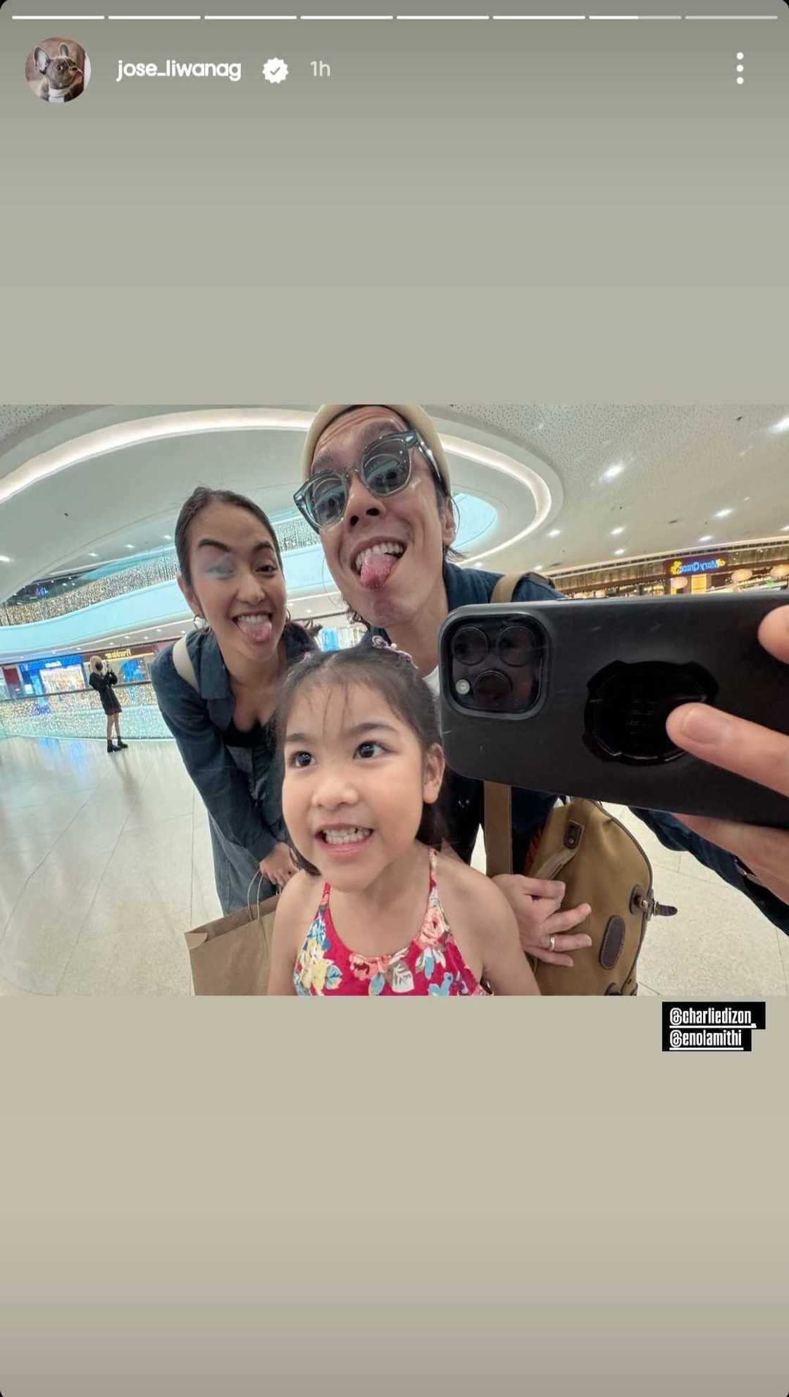 Carlo Aquino at Charlie Dizon, muling naka-bonding si Enola Mithi Carlo Aquino at Charlie Dizon, muling naka-bonding si Enola Mithi