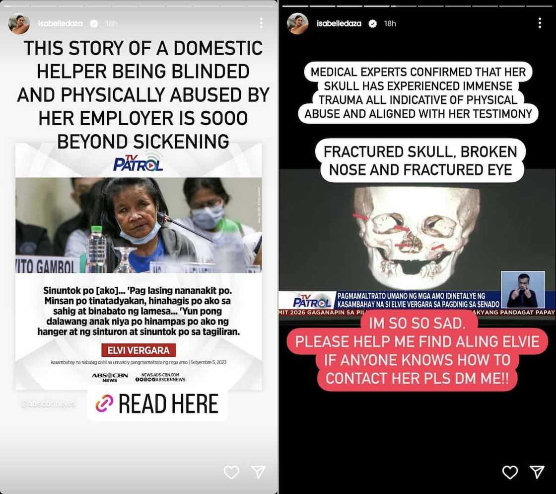 Isabelle Daza, may pinapahanap na domestic helper: "Help me find Aling Elvi" Isabelle Daza, may pinapahanap na domestic helper: "Help me find Aling Elvi"