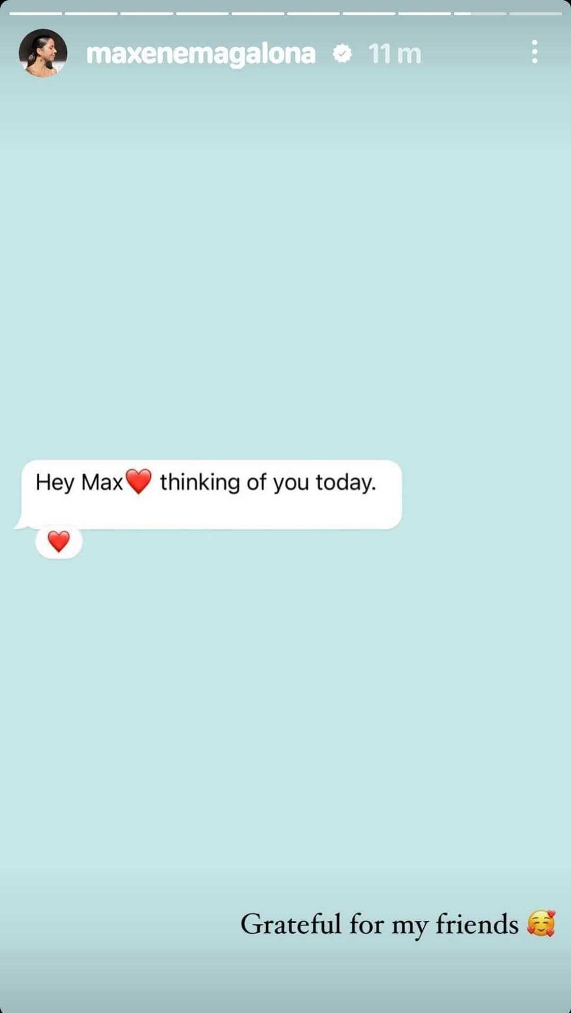 Maxene Magalona, ibinida ang sweet message na natanggap mula sa kaibigan: “Grateful for my friends” Maxene Magalona, ibinida ang sweet message na natanggap mula sa kaibigan: “Grateful for my friends”