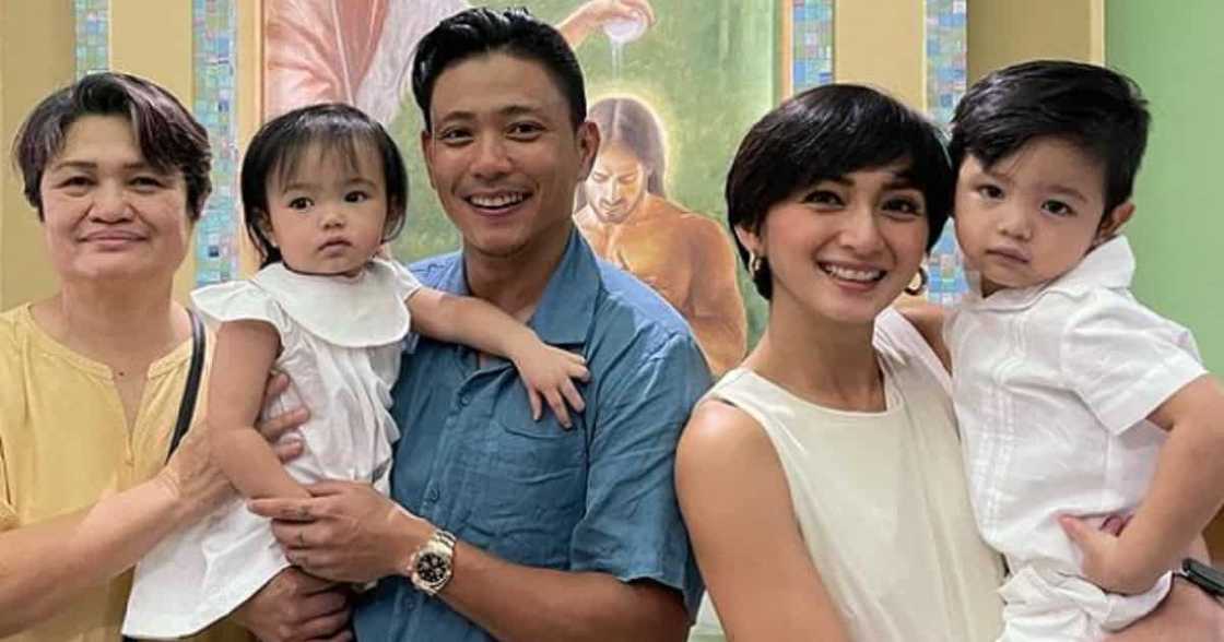 Iya Villania & Drew Arellano’s two youngest kids get baptized at the same time Iya Villania & Drew Arellano’s two youngest kids get baptized at the same time