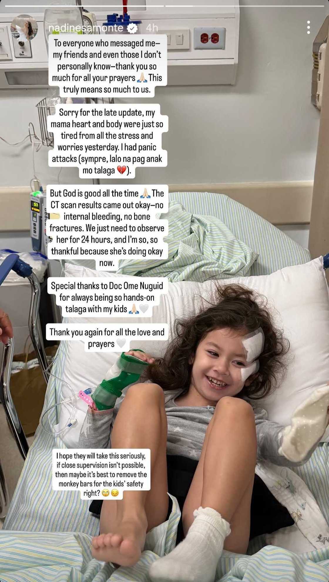 Nadine Samonte, nagbahagi ng update sa kalagayan ng anak na si Harmony Nadine Samonte, nagbahagi ng update sa kalagayan ng anak na si Harmony