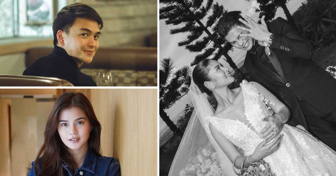 Celebrities react to Loisa Andalio, Ronnie Alonte’s wedding (Photos: @dominicroque, @mariesteller, @iamr2alonte)