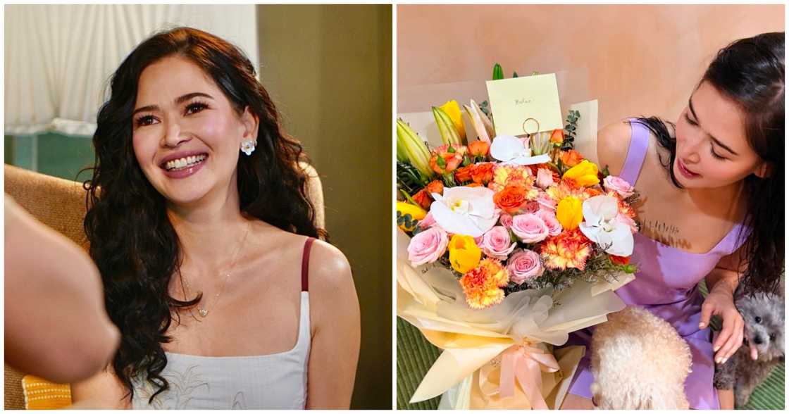 Bela Padilla, nakatanggap ng bouquet at nakakakilig na letter ngayong Valentine's