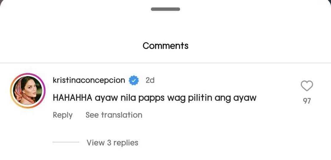 KC Concepcion sa video ni Luis Manzano para sa Christmas ID: "Wag pilitin ang ayaw"