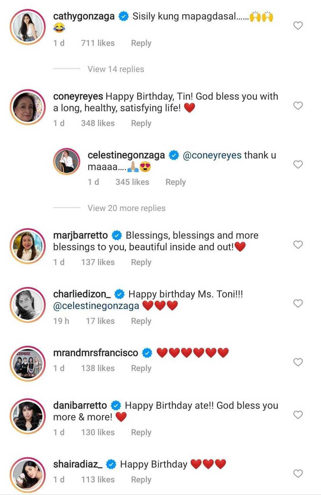 Toni Gonzaga receives heartwarming birthday messages from celebrities Toni Gonzaga receives heartwarming birthday messages from celebrities