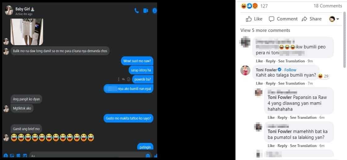 Toni Fowler, nag-react sa kumakalat na diumano'y screenshot ng pag-uusap ni Rob Moya, Lai Austria Toni Fowler, nag-react sa kumakalat na diumano'y screenshot ng pag-uusap ni Rob Moya, Lai Austria