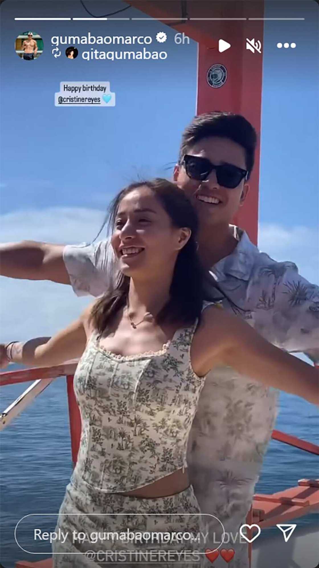Marco Gumabao, nag-post ng kanyang sweet birthday greeting kay Cristine Reyes: “My love” Marco Gumabao, nag-post ng kanyang sweet birthday greeting kay Cristine Reyes: “My love”