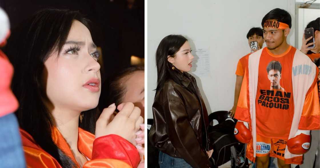 Jillian Ward, pinanood ang boxing match ni Eman Bacosa Pacquiao Jillian Ward, pinanood ang boxing match ni Eman Bacosa Pacquiao