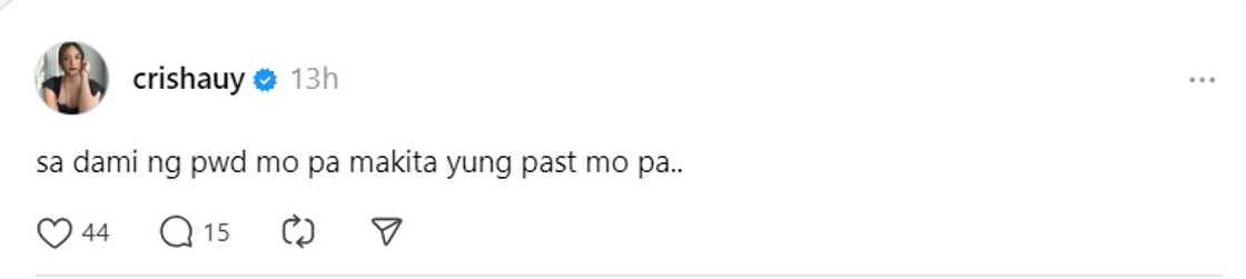 Crisha Uy, napa-French exit dahil sa ex niyang 'naki-table' Crisha Uy, napa-French exit dahil sa ex niyang 'naki-table'