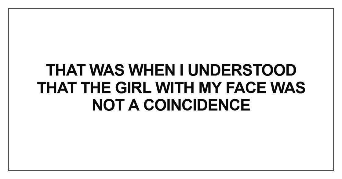 That was when I understood