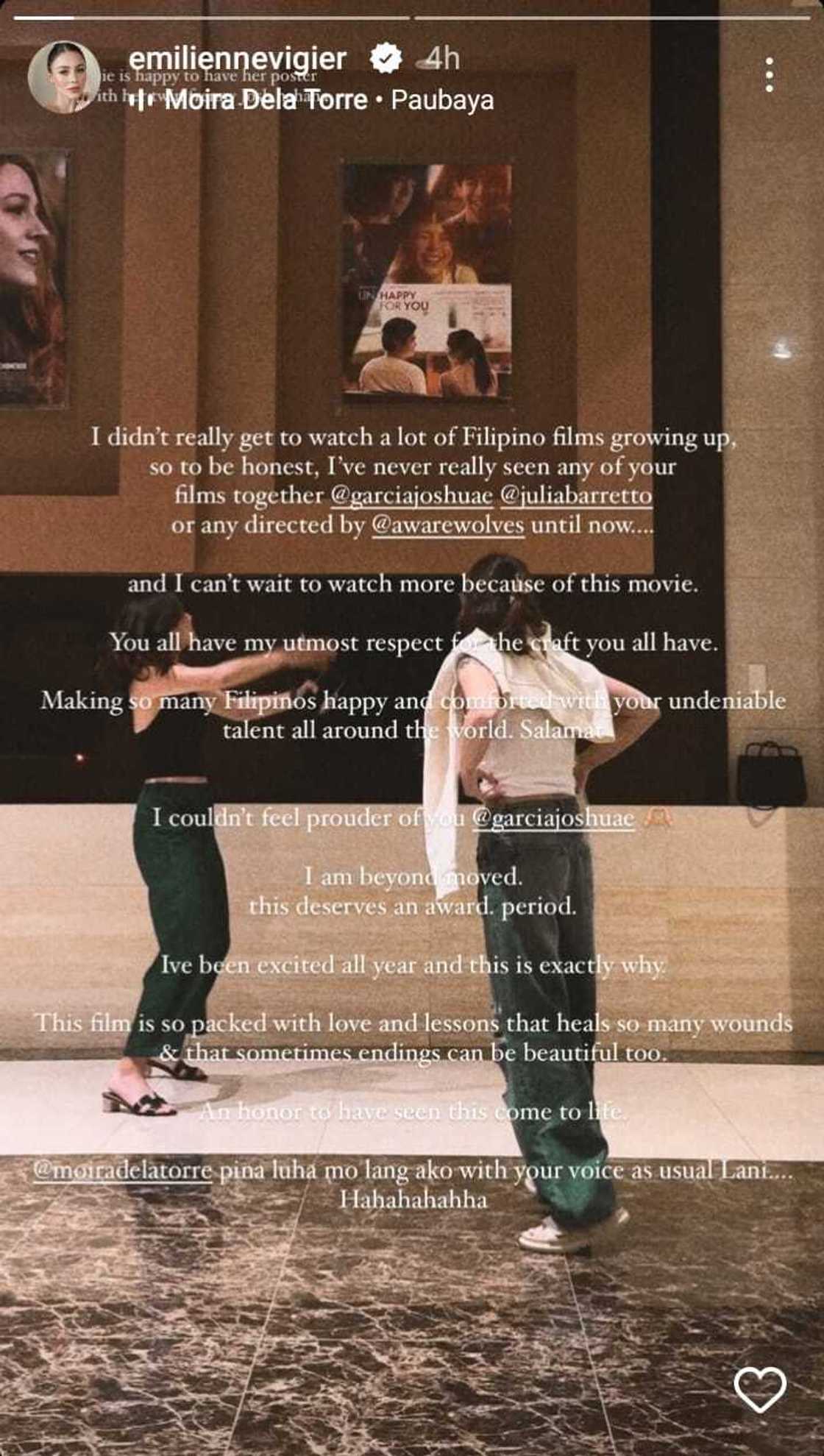Rumored gf ni Joshua Garcia, nanood ng pelikula nina Joshua at Julia Barretto Rumored gf ni Joshua Garcia, nanood ng pelikula nina Joshua at Julia Barretto