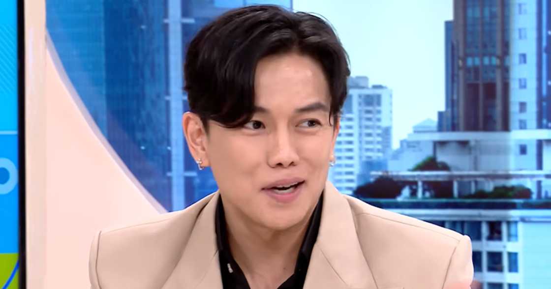 Sam Verzosa, nilinaw ang relasyon kay Faith Da Silva matapos lumabas ang mga larawan nila (Screenshot from Fast Talk with Boy Abunda via GMA Network)