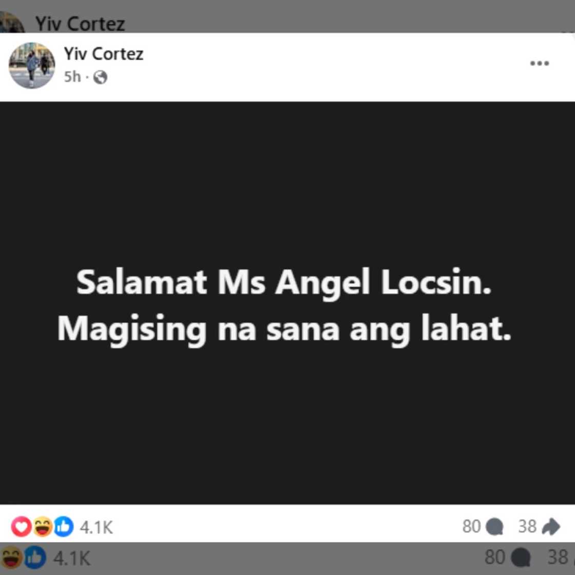 Yiv Cortez, hindi napigilang magsalita dahil sa ginawa ni Angel Locsin kay Sen. Robin Yiv Cortez, hindi napigilang magsalita dahil sa ginawa ni Angel Locsin kay Sen. Robin