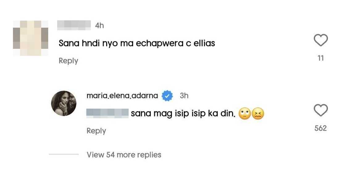Ellen Adarna, prinangka ang nagsabing baka 'ma-echapwera' nila si Elias Modesto Ellen Adarna, prinangka ang nagsabing baka 'ma-echapwera' nila si Elias Modesto