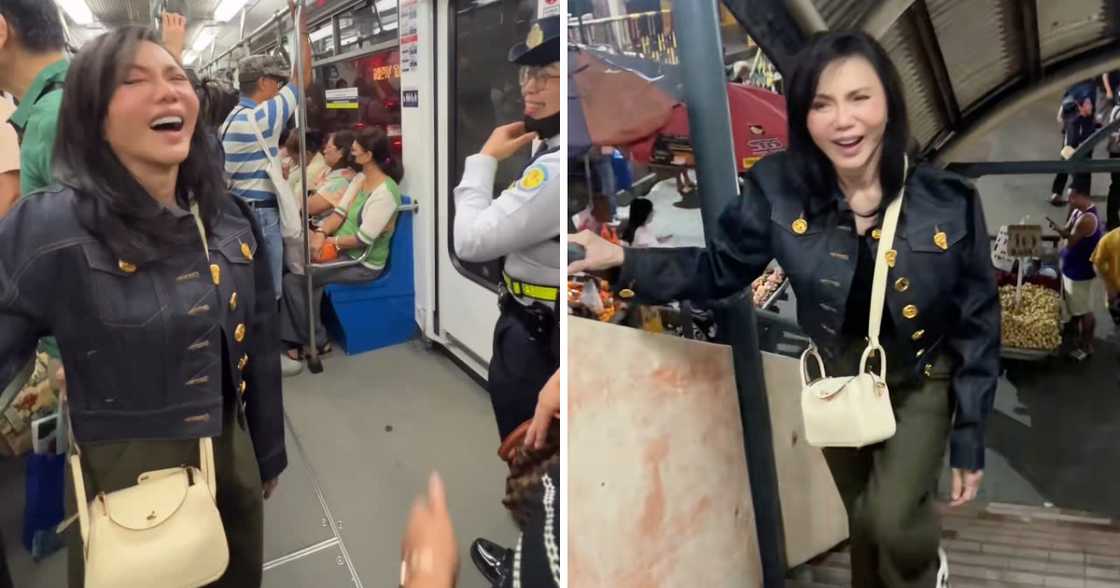 Vicki Belo documents first MRT ride to attend Morissette Amon’s concert