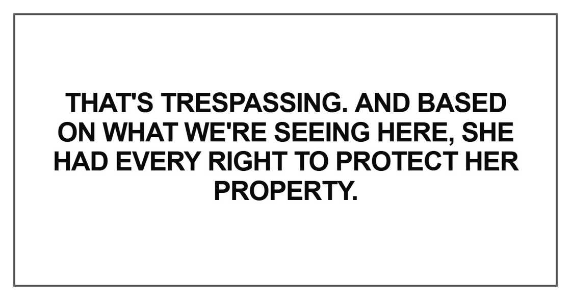 That's trespassing. And based