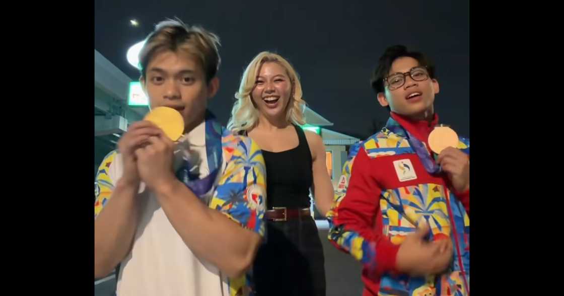 Chloe San Jose, may agaw-pansing na video matapos ang tagumpay nina Carlos at Eldrew Yulo
