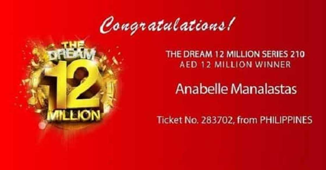 Pinay nurse, sinuwerte sa raffle sa Abu Dhabi at nanalo ng halos P167 million Pinay nurse, sinuwerte sa raffle sa Abu Dhabi at nanalo ng halos P167 million