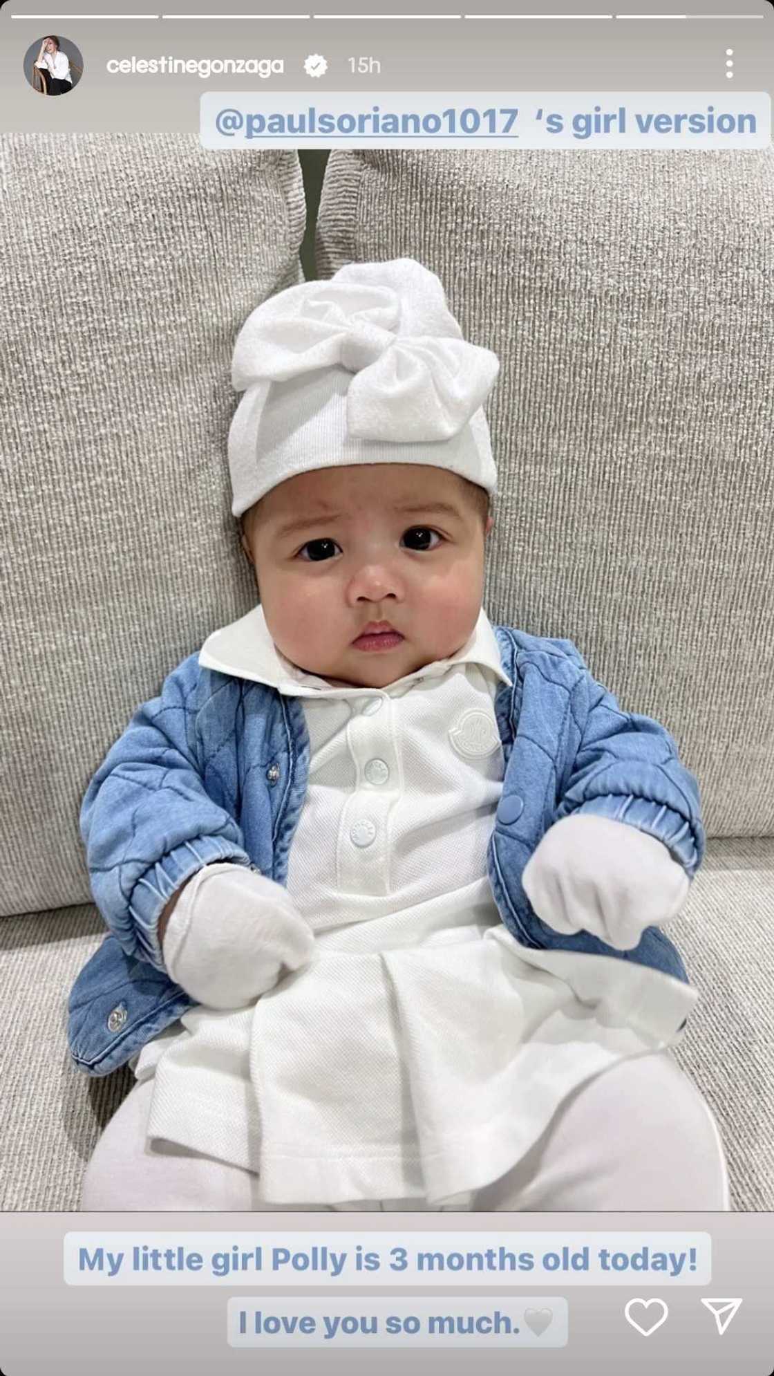 Toni Gonzaga shares new photo of Baby Polly: "Paul Soriano's girl version" Toni Gonzaga shares new photo of Baby Polly: "Paul Soriano's girl version"