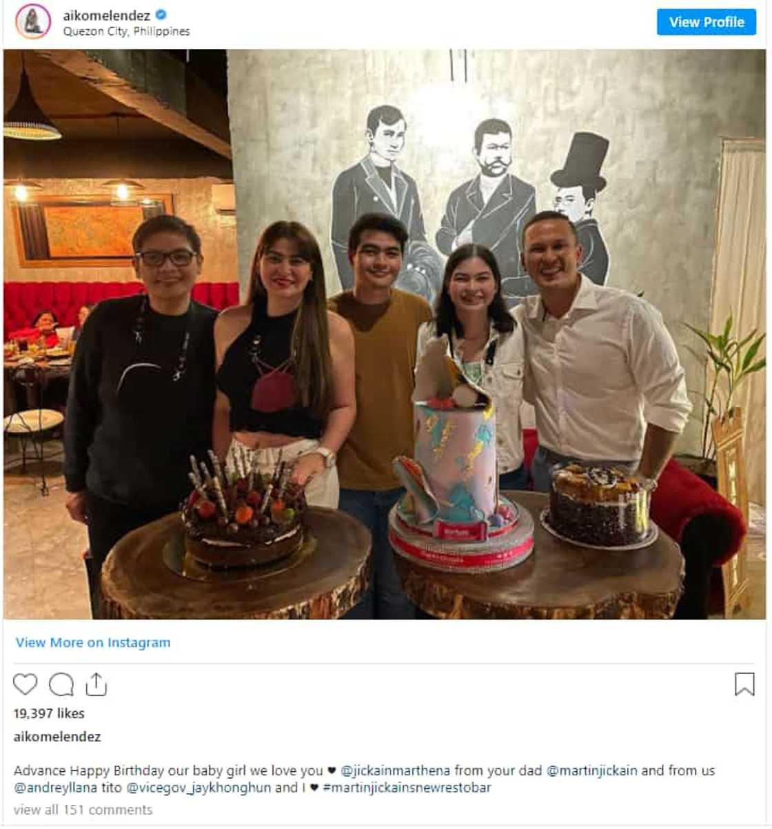 Aiko Melendez gets together with ex-husband Martin Jickain for daughter's birthday Aiko Melendez gets together with ex-husband Martin Jickain for daughter's birthday
