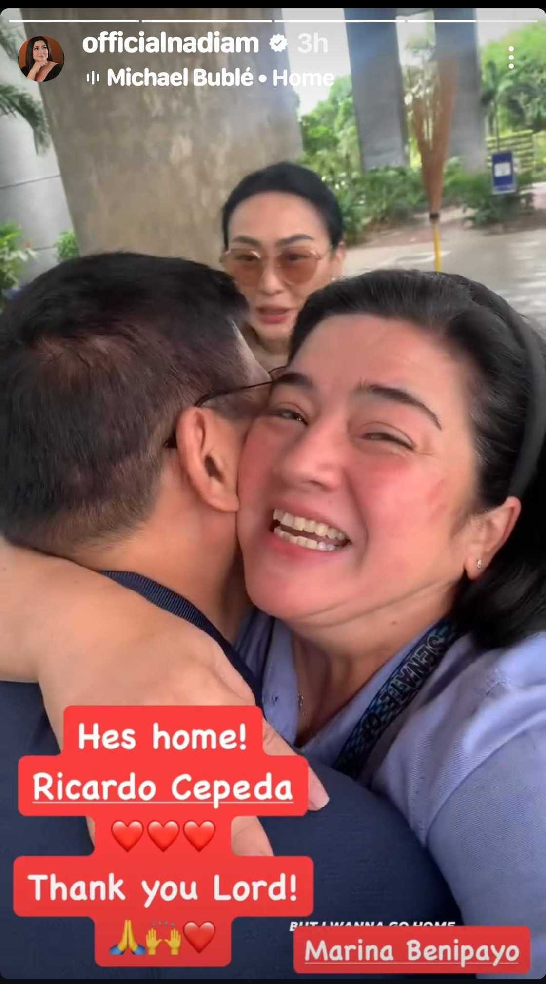 Nadia Montenegro sinundo sa airport si Ricardo Cepeda matapos makalaya ang aktor Nadia Montenegro sinundo sa airport si Ricardo Cepeda matapos makalaya ang aktor