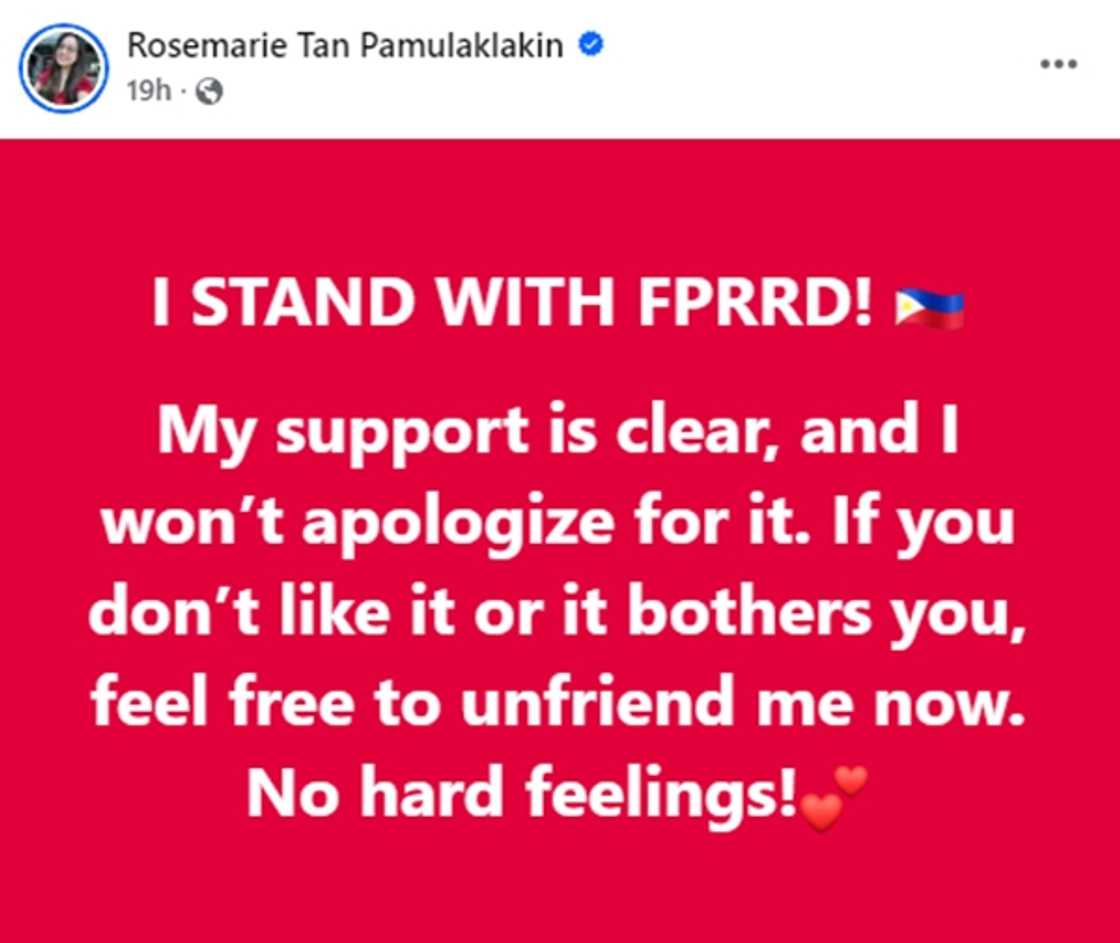 Rosmar Tan, labis na naaawa sa nangyari kay FPRRD: "Lolo na siya"