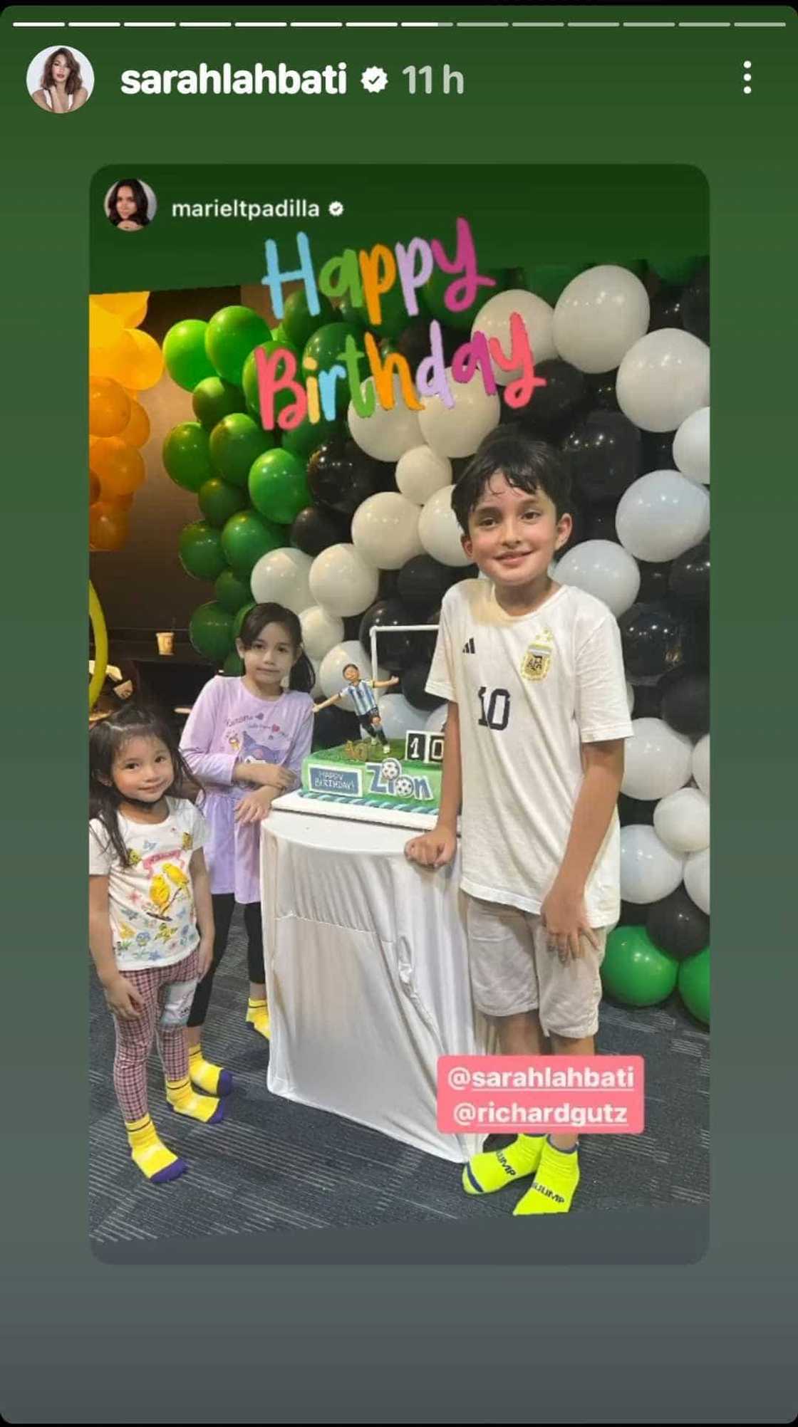 Glimpses of Richard Gutierrez, Sarah Lahbati’s son Zion’s birthday party go viral