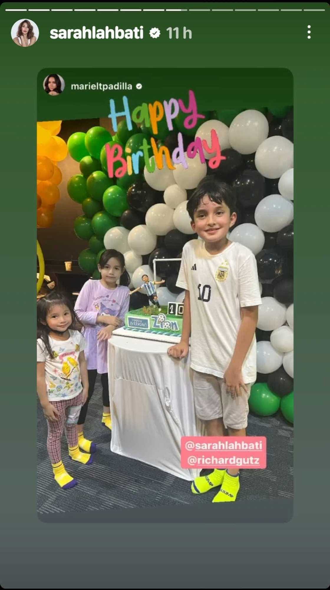 Glimpses of Richard Gutierrez, Sarah Lahbati’s son Zion’s birthday party go viral Glimpses of Richard Gutierrez, Sarah Lahbati’s son Zion’s birthday party go viral
