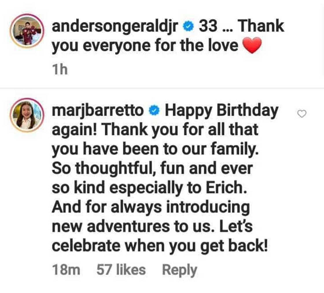 Marjorie Barretto pens heartfelt birthday greeting for Gerald Anderson Marjorie Barretto pens heartfelt birthday greeting for Gerald Anderson
