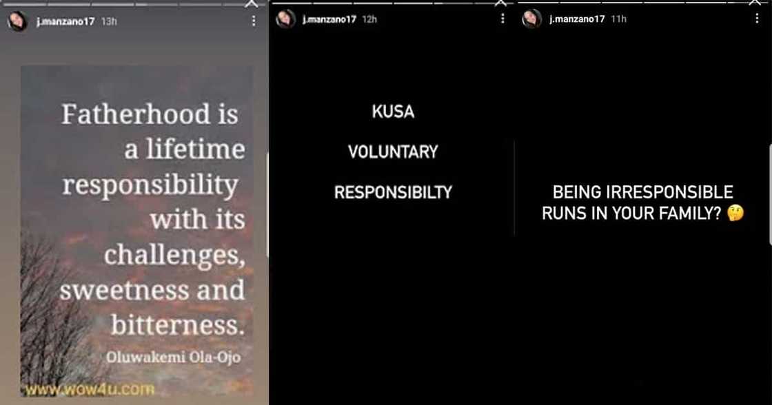 Jacqui Manzano, may matinding hugot tungkol sa pagiging responsableng ama Jacqui Manzano, may matinding hugot tungkol sa pagiging responsableng ama