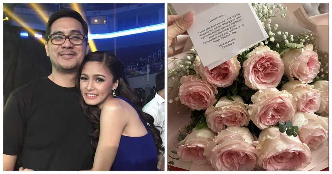 Kim Chiu receives heartfelt letter and gift from Direk Lauren on Valentine's Day Kim Chiu receives heartfelt letter and gift from Direk Lauren on Valentine's Day