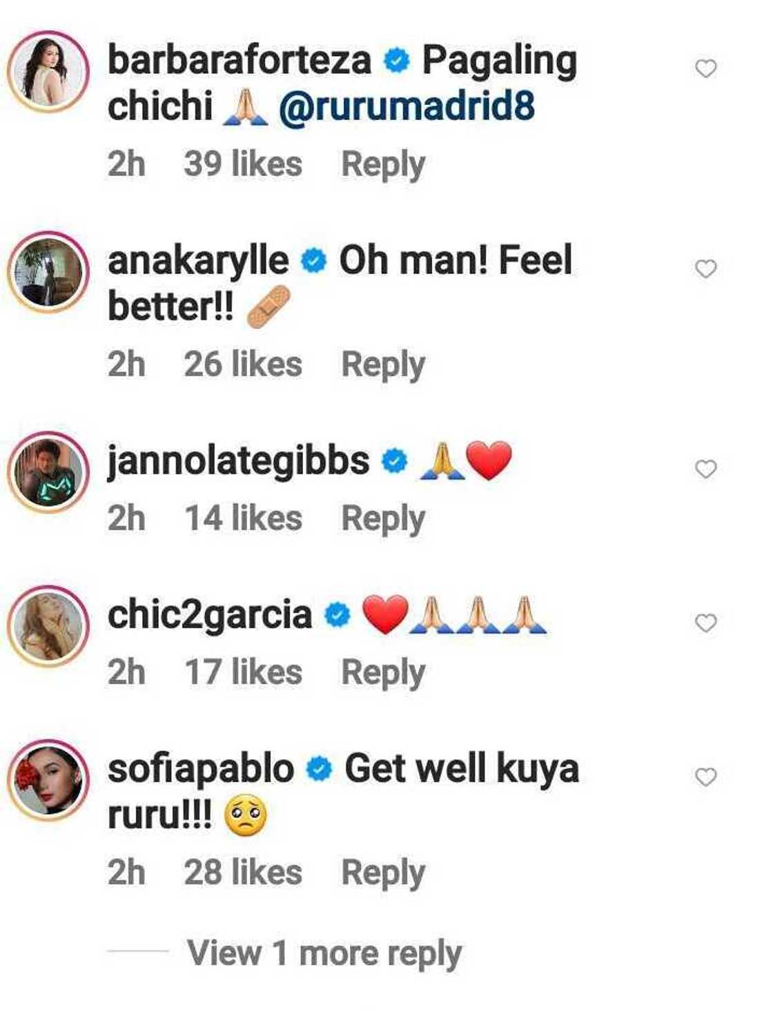 Celebrities send get-well wishes to Ruru Madrid who suffers foot injury Celebrities send get-well wishes to Ruru Madrid who suffers foot injury