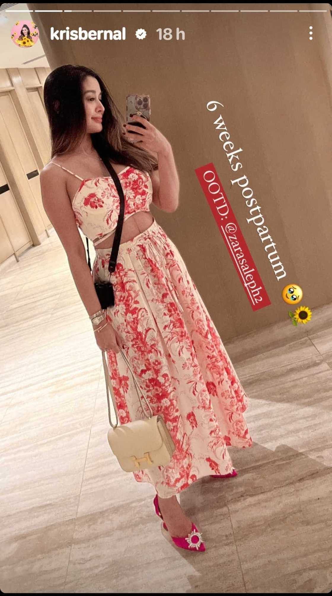 Kris Bernal, ibinida ang postpartum body niya 6 weeks matapos manganak Kris Bernal, ibinida ang postpartum body niya 6 weeks matapos manganak