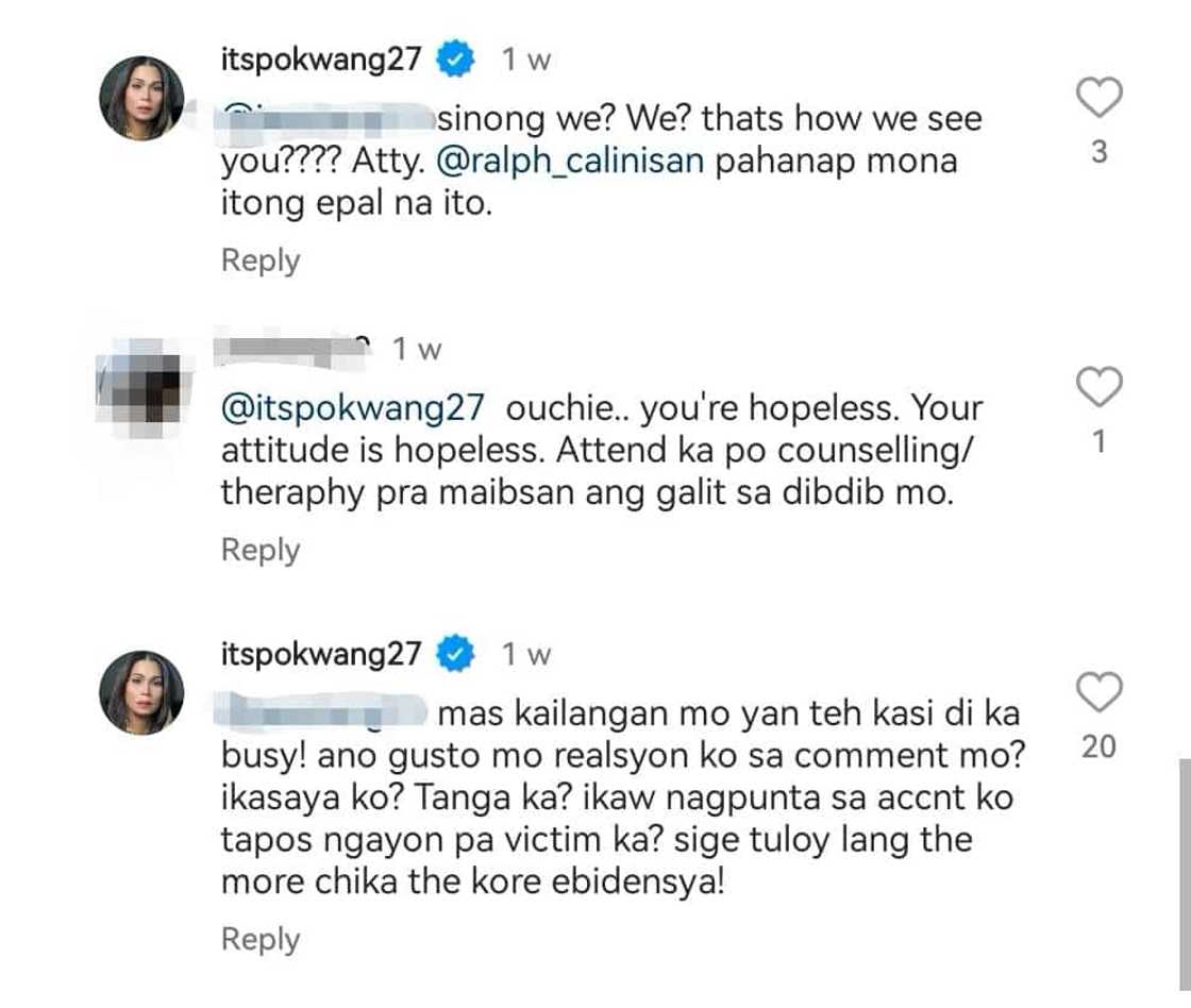 Pokwang, binalaan ang pumuna sa kanya: “sali kita sa demanda?” (Screenshot by Fashion Pulis) Pokwang, binalaan ang pumuna sa kanya: “sali kita sa demanda?” (Screenshot by Fashion Pulis)