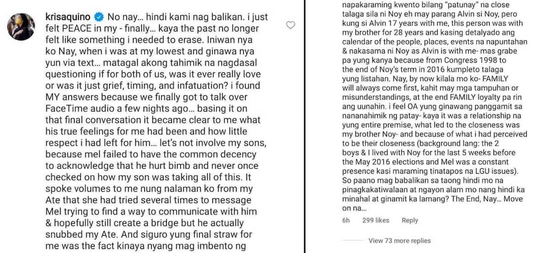 Kris Aquino, inaming nasaktan sa ginawang pagtrato ni Mel Sarmiento kay Bimby