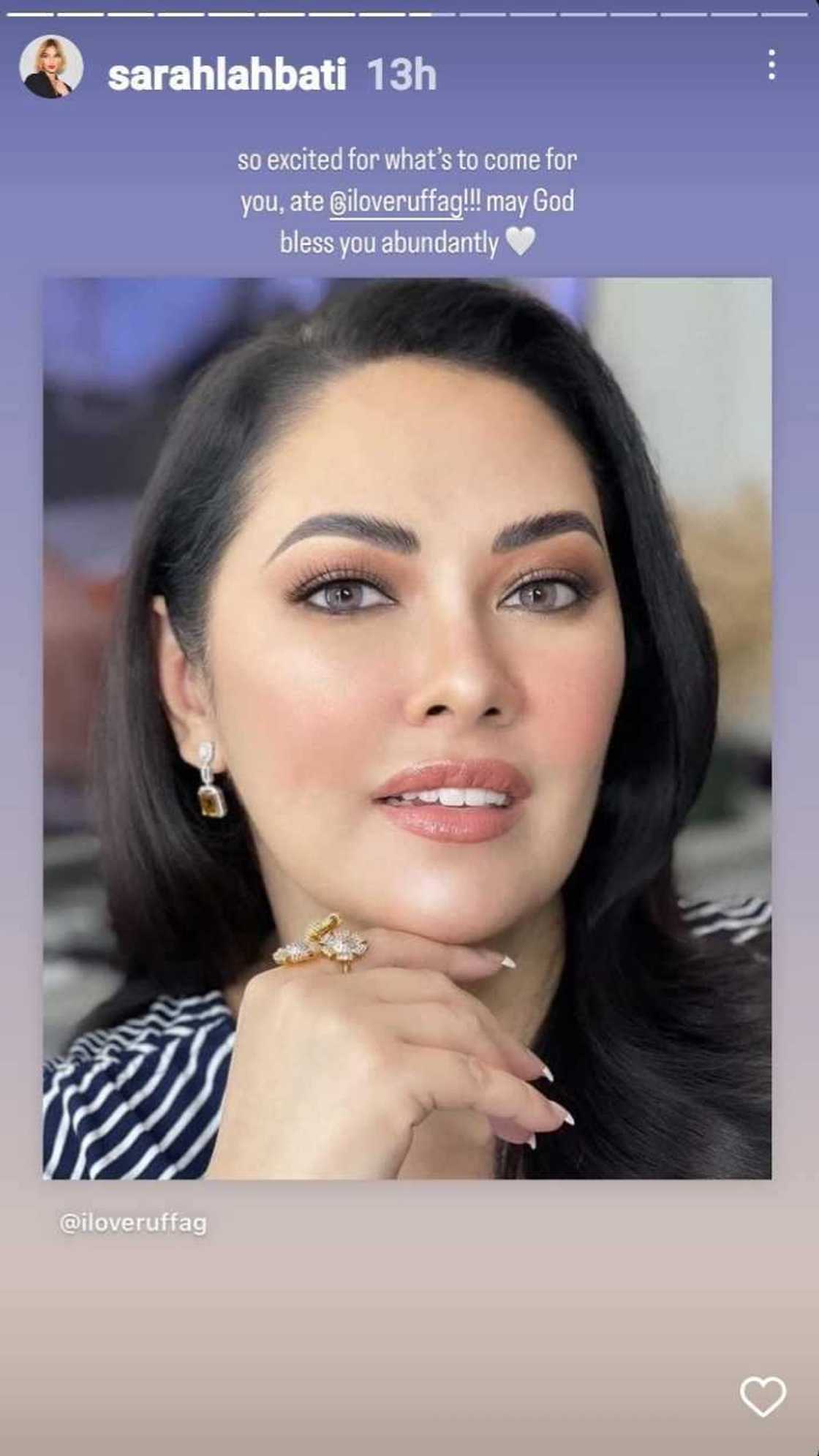 Sarah Lahbati posts heartfelt birthday message for sister-in-law Ruffa Gutierrez Sarah Lahbati posts heartfelt birthday message for sister-in-law Ruffa Gutierrez
