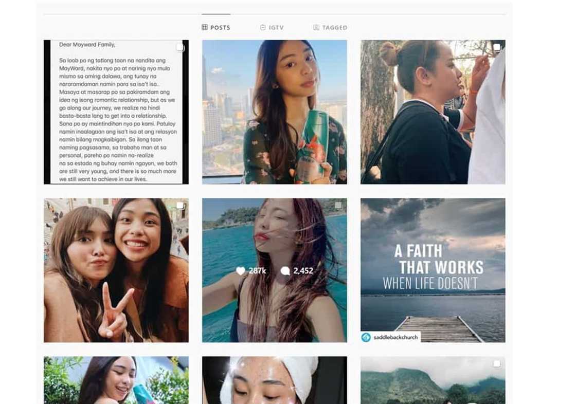Maymay Entrata deletes pictures of Edward from her IG after admitting their real score Maymay Entrata deletes pictures of Edward from her IG after admitting their real score