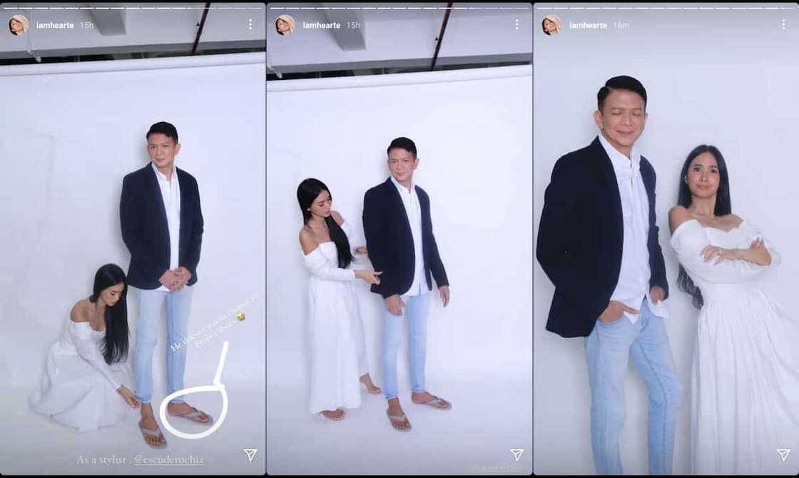 Heart Evangelista posts hilarious BTS pics from photoshoot with Chiz Escudero Heart Evangelista posts hilarious BTS pics from photoshoot with Chiz Escudero