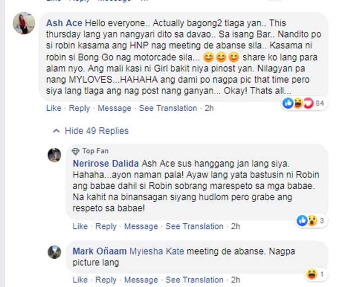 Netizen tags Mariel Padilla with controversial photos of Robin and woman at the bar