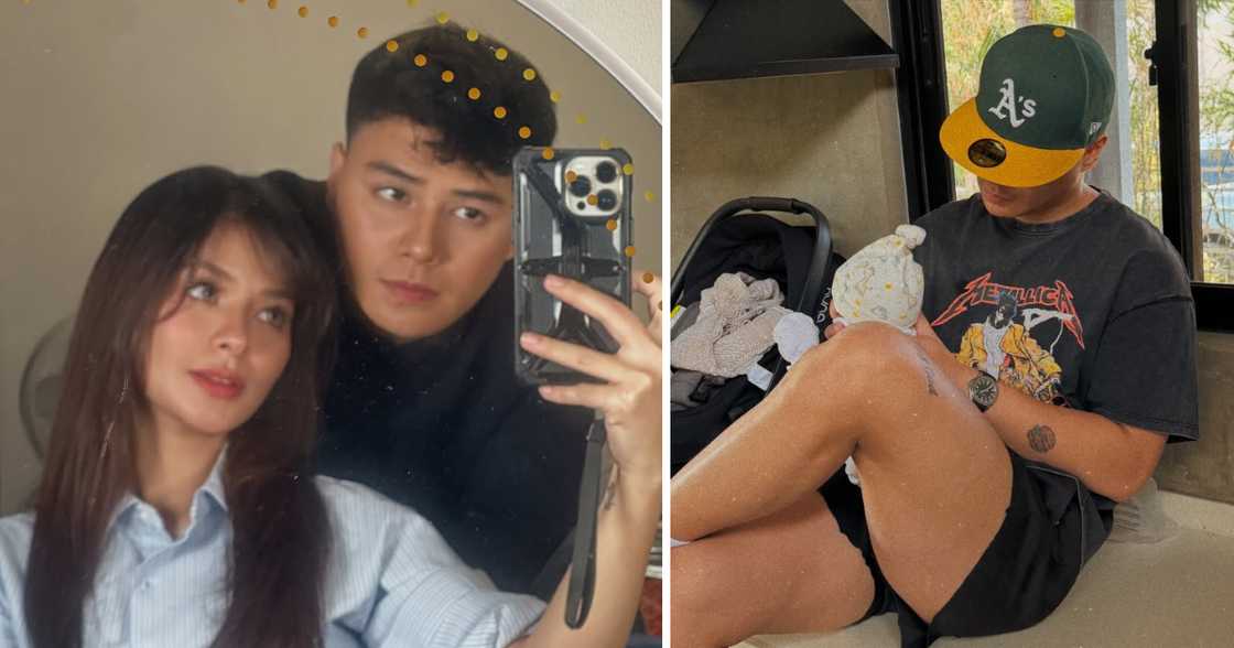 Loisa Andalio, napa-react sa precious moment ni Ronnie Alonte at kanilang baby
