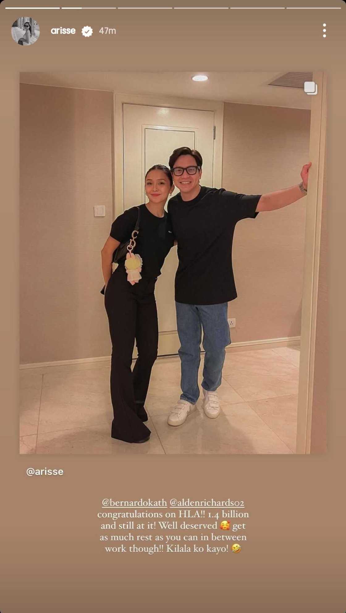 Arisse de Santos, may makabuluhang mensahe kina Kathryn Bernardo at Alden Richards Arisse de Santos, may makabuluhang mensahe kina Kathryn Bernardo at Alden Richards