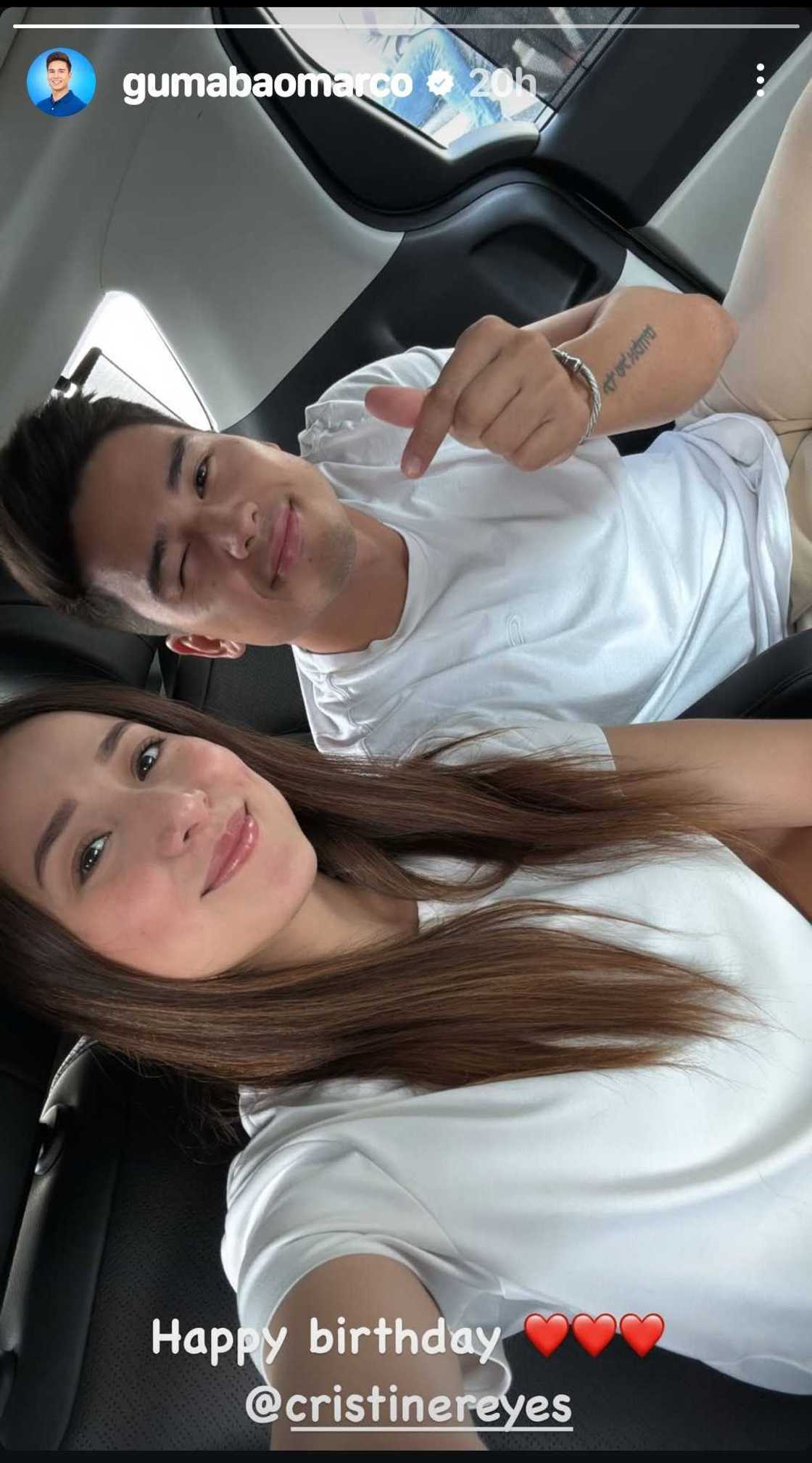 Marco Gumabao, sweet na binati si Cristine Reyes sa birthday ng aktres Marco Gumabao, sweet na binati si Cristine Reyes sa birthday ng aktres