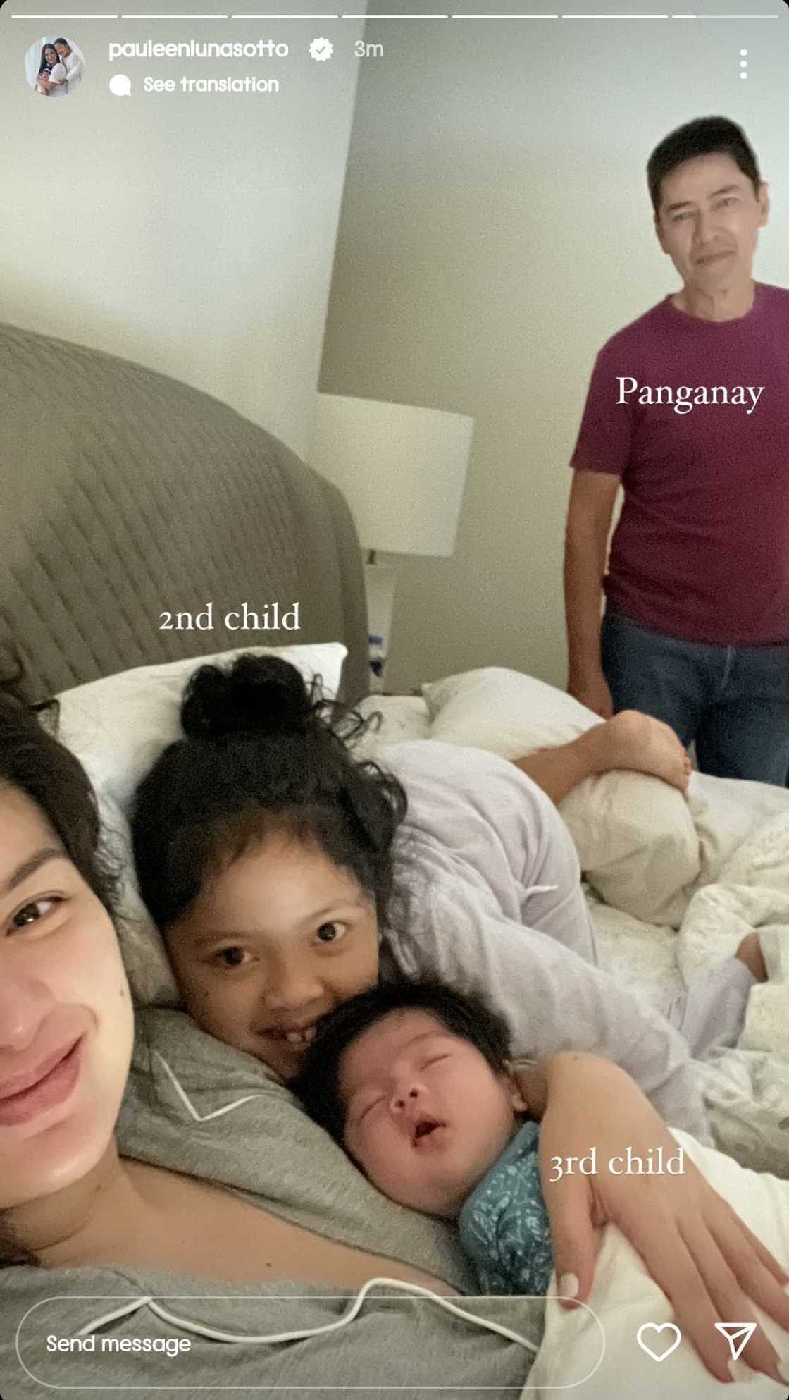 Pauleen Luna, ipinakita "mom life" niya; tinawag na "panganay" si Vic Sotto