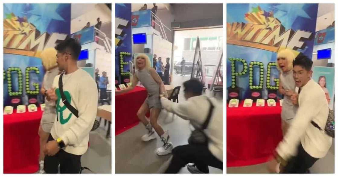 Vice Ganda and Ion Perez, pabirong nag-panic nang makakita ng cake icing backstage Vice Ganda and Ion Perez, pabirong nag-panic nang makakita ng cake icing backstage