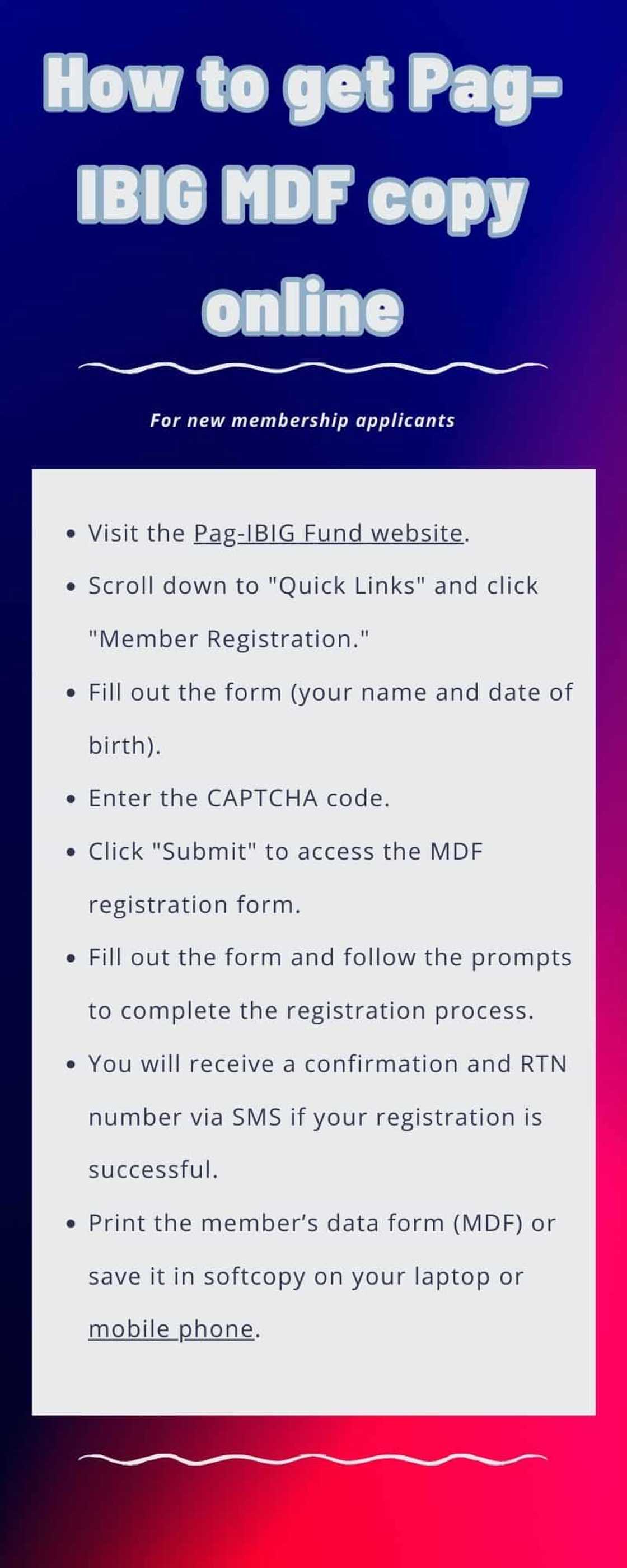 How to find your unprint MDF form of Pag-IBIG