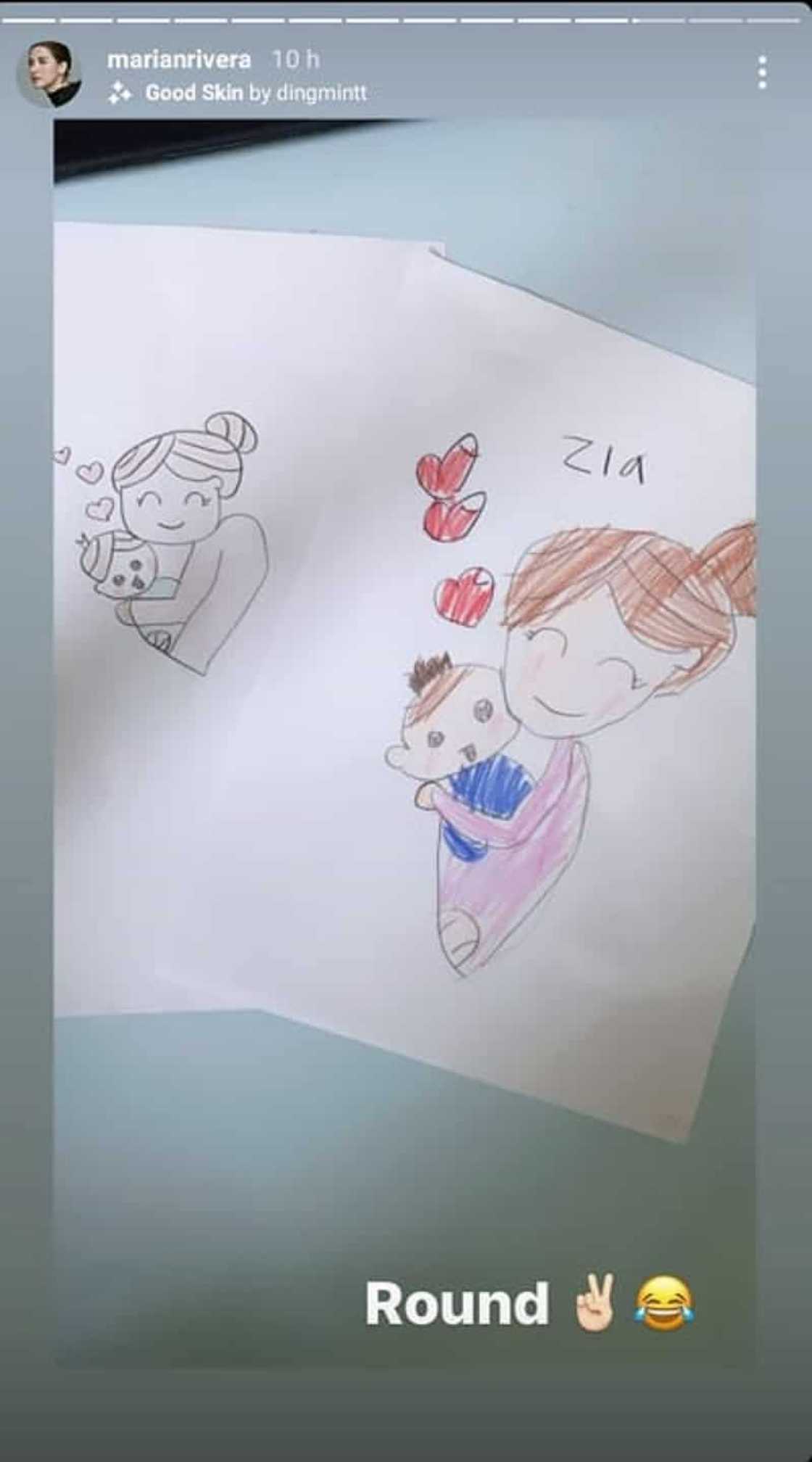 Marian Rivera, ipinakita kung gaano kagaling mag-drawing ang anak na si Zia Marian Rivera, ipinakita kung gaano kagaling mag-drawing ang anak na si Zia