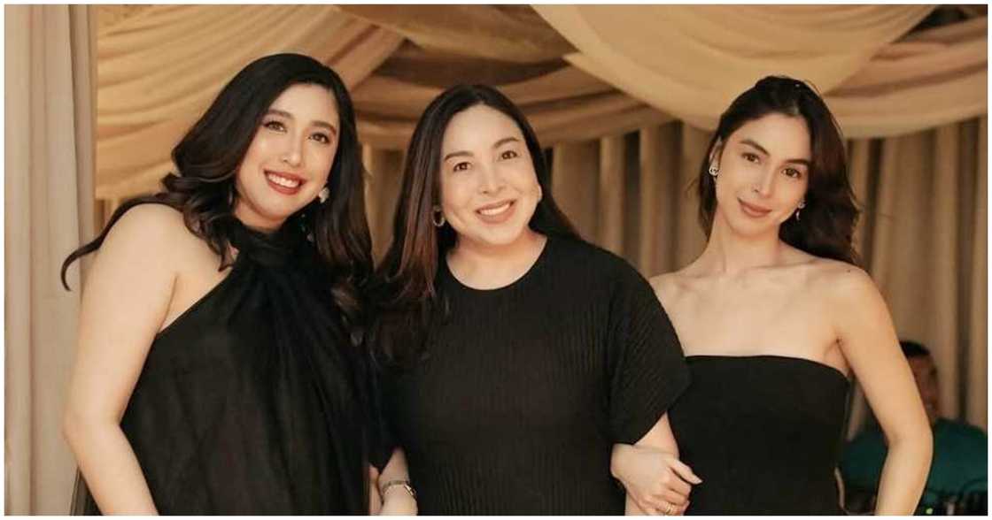 Marjorie Barretto congratulates Dani and Julia over their new business venture Marjorie Barretto congratulates Dani and Julia over their new business venture