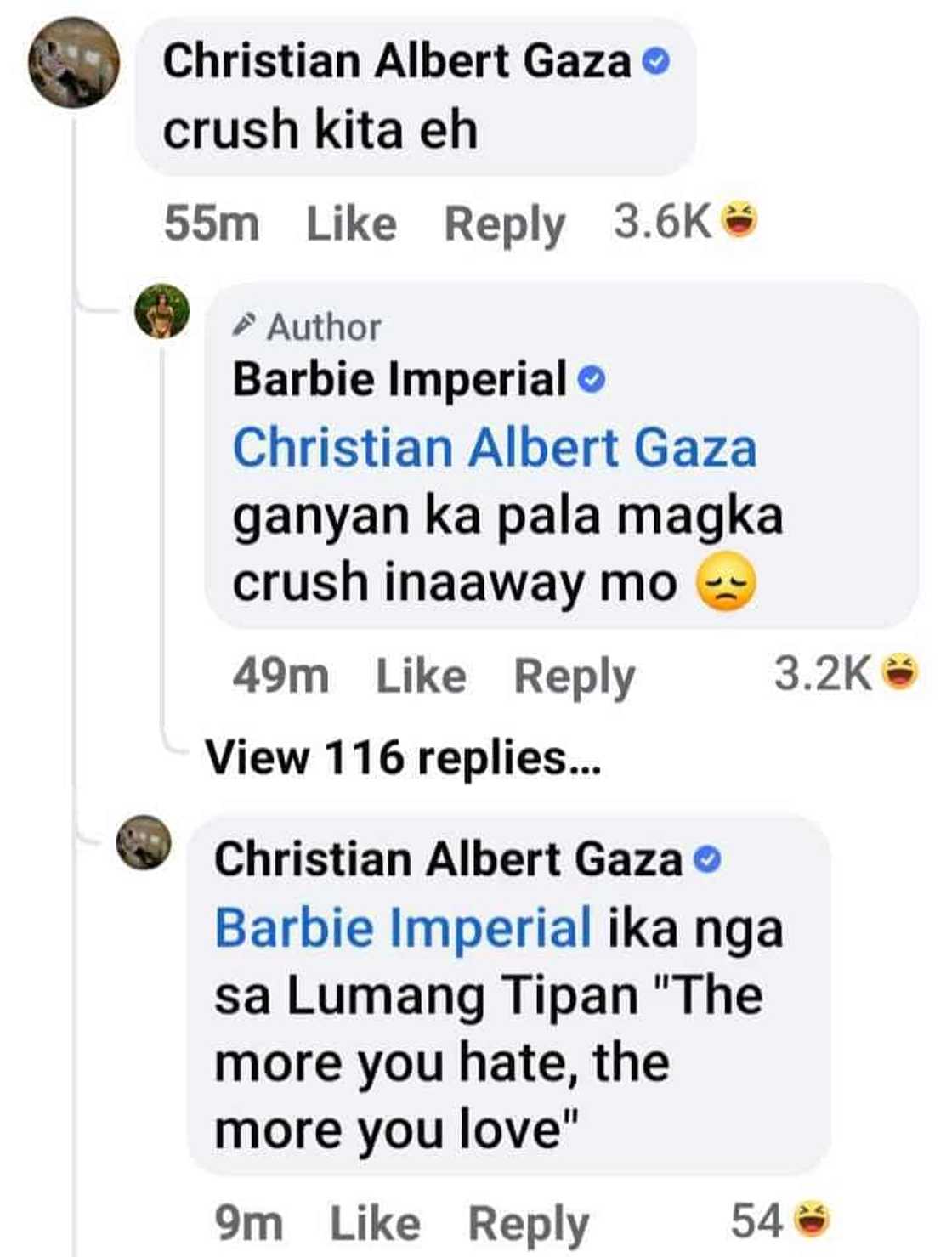 Barbie Imperial at Xian Gaza, nagsagutan sa social media sa gitna ng viral pic nina Barbie, Xian Lim Barbie Imperial at Xian Gaza, nagsagutan sa social media sa gitna ng viral pic nina Barbie, Xian Lim