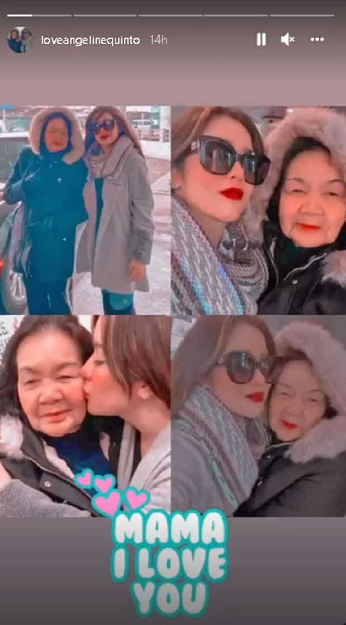 Angeline Quinto posts how she loves her one and only Mama Bob Angeline Quinto posts how she loves her one and only Mama Bob
