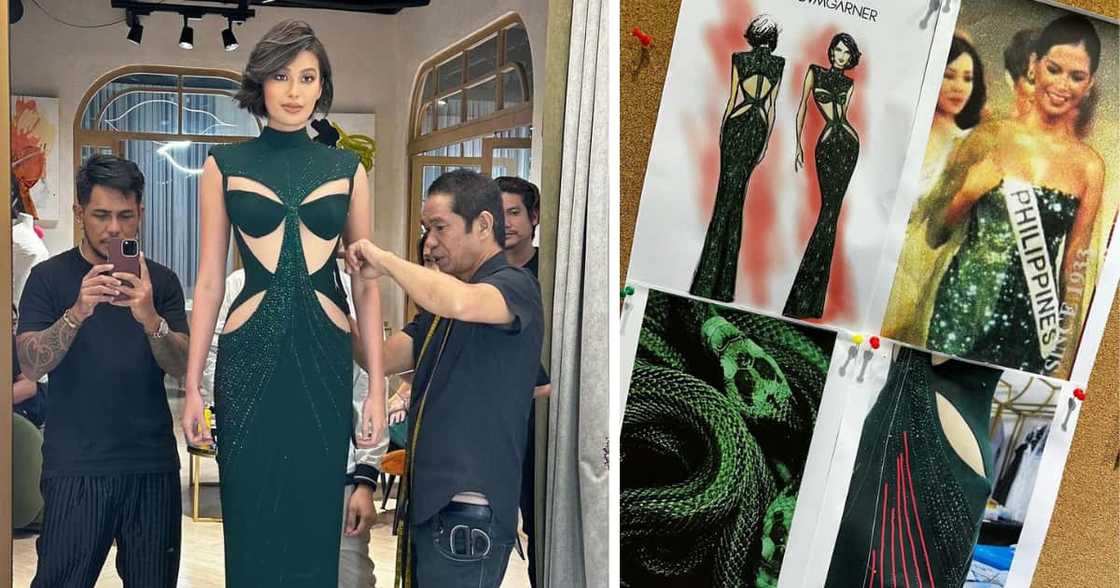 Gown ni Michelle Dee sa Miss Universe prelims, tribute para sa inang si Melanie Marquez Gown ni Michelle Dee sa Miss Universe prelims, tribute para sa inang si Melanie Marquez